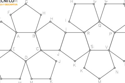 Dodecaedro. Representación, desarrollo y secciones planas ...