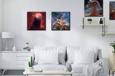 Decoración espacial para habitación de niños, lienzo, arte de ...