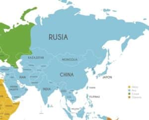 Asia - Información, características, países, relieve, religiones