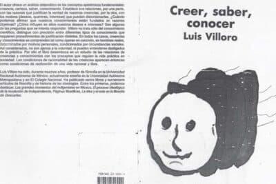 Ocr villoro creer saber conocer by Fernando Lovera - Issuu