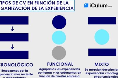 Cómo redactar la experiencia laboral en el currículum iCulum