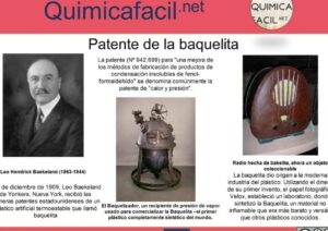 Patente de la baquelita • Efemérides Quimicafacil.net