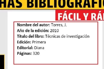 Ejemplos de Fichas Bibliográficas de Referencia: Guía Práctica