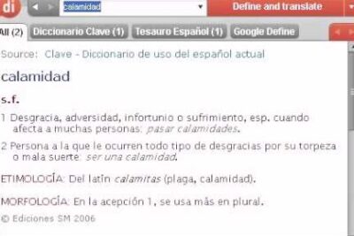 Definición de calamidad - YouTube