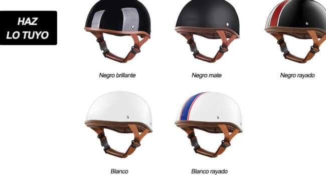 LIONCIANO Casco De Moto Jet Abierto, Casco De Patinete Eléctrico ...