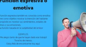 Función EXPRESIVA o emotiva - RESUMEN con EJEMPLOS!