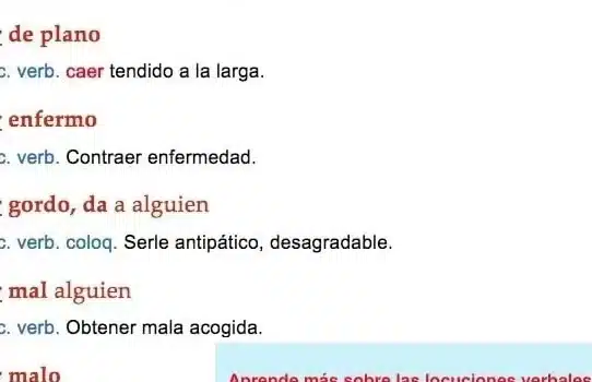 Ejemplos de Locuciones Verbales para Aprender y Practicar en Casa ...